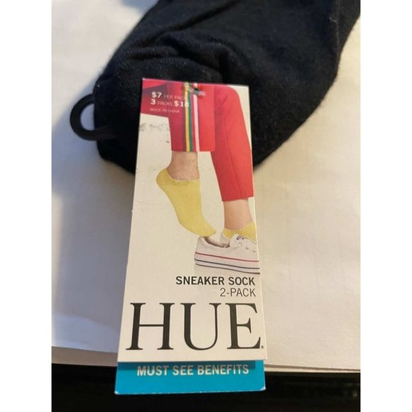 HUE So Soft Sneaker Socks, Set of 2 - Picture 2 of 4